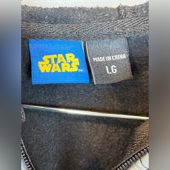 Boys Star Wars Darth Vader Hooded Jacket- Sz Large - Picture 8 of 10